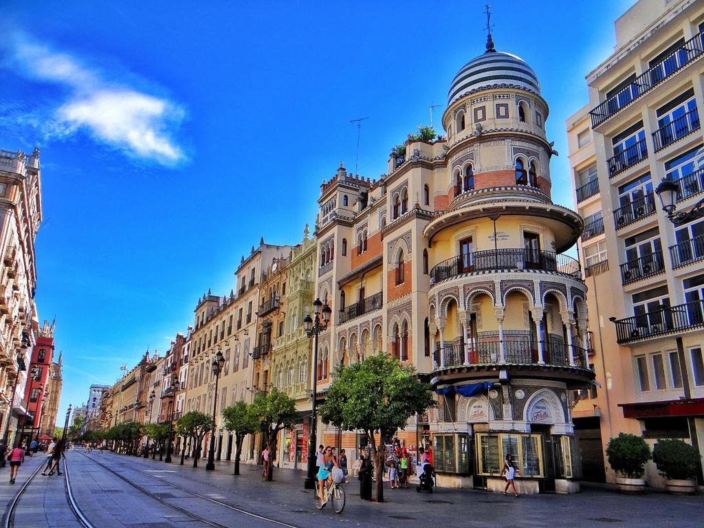 Hostly Acetres 2A-Penthouse In City Center-Fibre-Parking Opt Sevilla Exterior foto